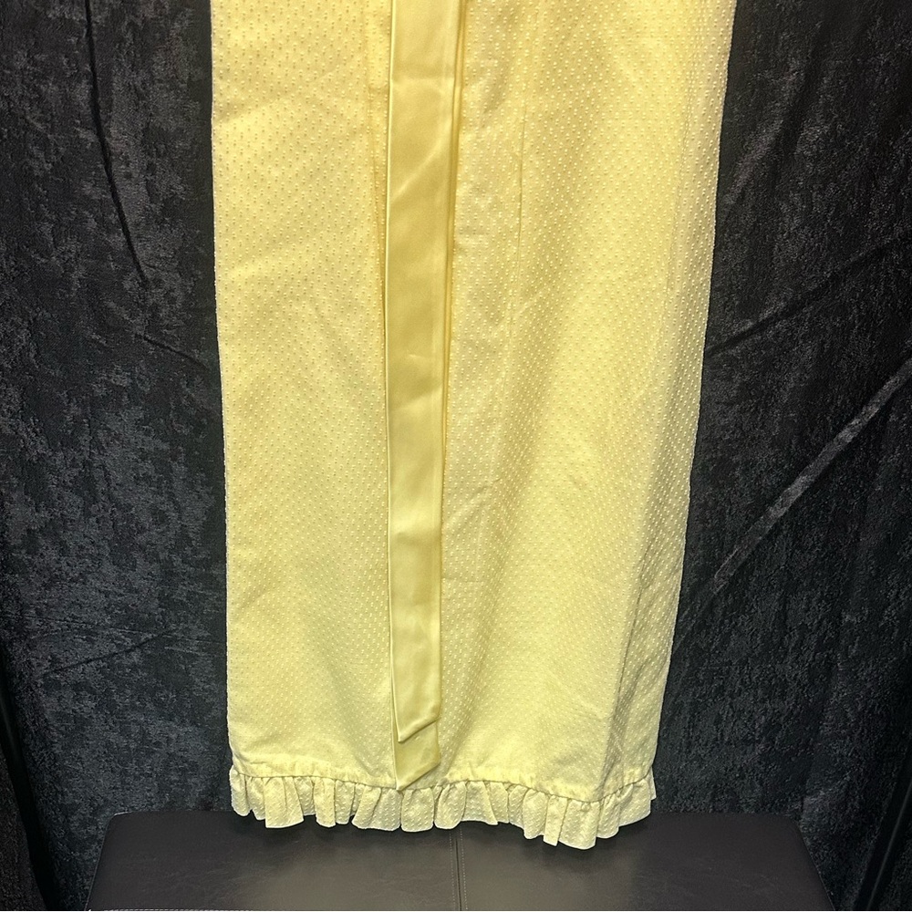 Vintage Yellow Sleeveless Maxi Dress - Picture 4 of 5